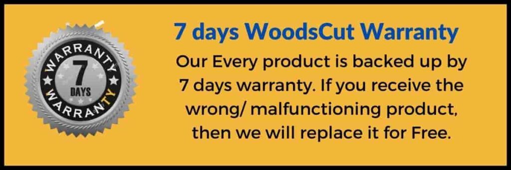 7 day replacement guarantee on all products